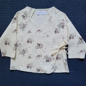 Jamie Kay Floral Wrap Top